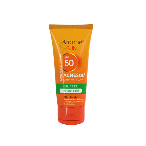 کرم ضد آفتاب آردن مدل Acnesol SPF50 فاقد چربی بژ طبیعی