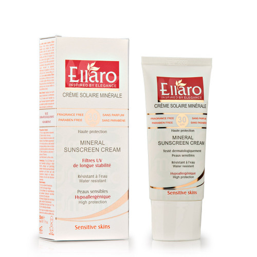 کرم ضد آفتاب مینرال spf30 بی رنگ الارو
